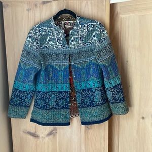 Reversible quilted jacket